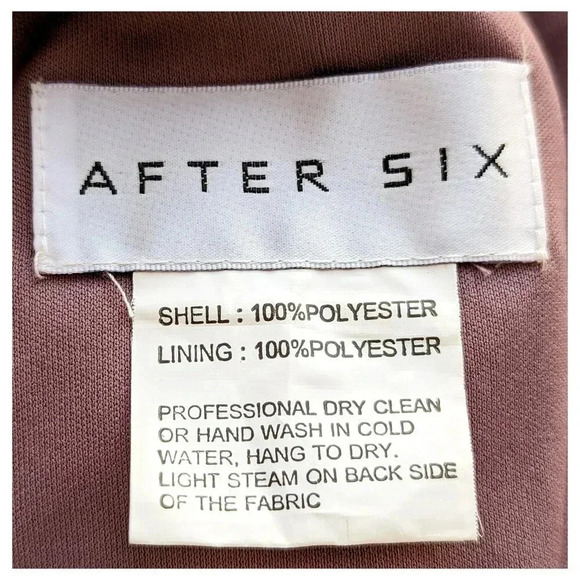 AFTER SIX Bowed One-Shoulder Trumpet Formal Dress Size 8 - Picture 7 of 8